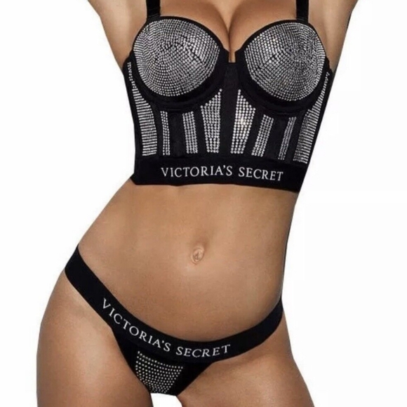 Victoria's Secret Vintage Balmain-Paris Fashionshow Panty with Crystal Elements - Picture 11 of 13